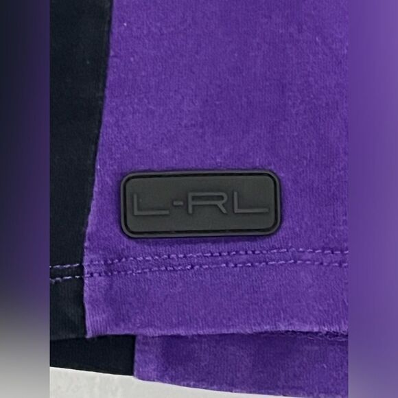 L-RL Lauren Active Ralph Lauren Womens Jacket Purple 1/4 Zipper Size Medium - Picture 3 of 8